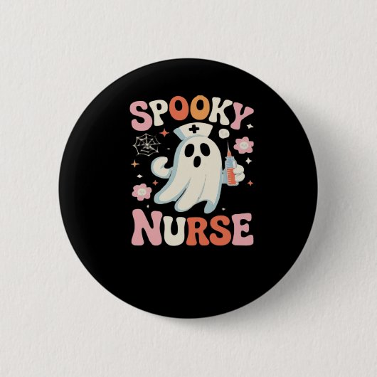 Spooky Nurse Classic T - Shirt_1 Button (Vorderseite)