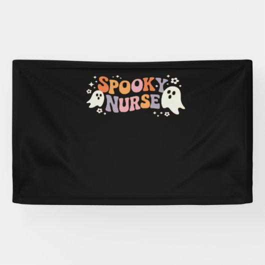 Spooky Nurse Classic T - Shirt Banner (Horizontal)