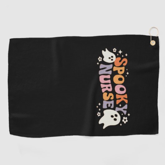 Spooky Nurse Classic T - Shirt Golfhandtuch (Horizontal)