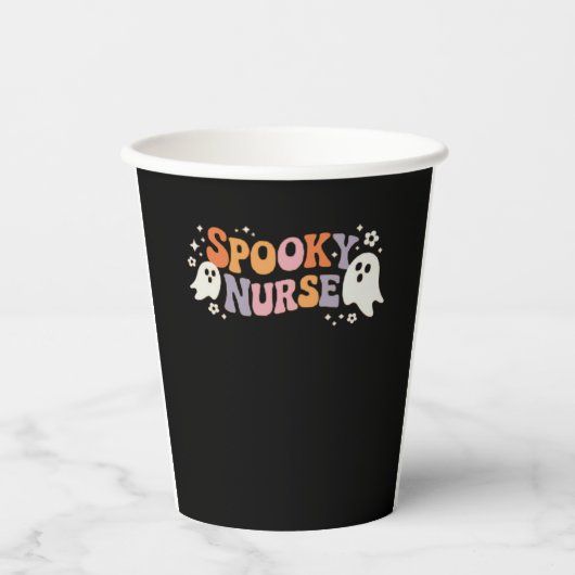 Spooky Nurse Classic T-Shirt Pappbecher (Vorderseite)