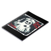 Spooky Nurse Ghost Haunted Hospital Crew Ghostly N Notizblock (Linke Seite)