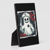 Spooky Nurse Ghost Spuk Hospital Crew Ghosting N Fotoplatte (Seite)