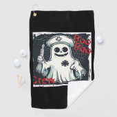 Spooky Nurse Ghost Spuk Hospital Crew Ghosting N Golfhandtuch (Insitu)