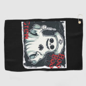 Spooky Nurse Ghost Spuk Hospital Crew Ghosting N Golfhandtuch (Horizontal)