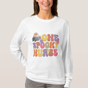 Spooky Nurse Halloween Long Sleeve T-Shirt