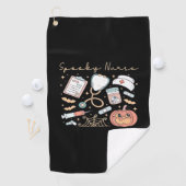 Spooky Nurse Life Oversifizierter T - Shirt Golfhandtuch (Insitu)