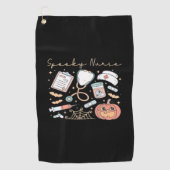 Spooky Nurse Life Oversifizierter T - Shirt Golfhandtuch (Vorderseite)