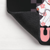 Spooky Nurse Niedlich Ghost Nurse Groovy Hallow Mousepad (Ecke)