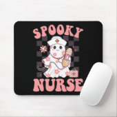 Spooky Nurse Niedlich Ghost Nurse Groovy Hallow Mousepad (Mit Mouse)