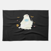 Spooky Nurse Practitioner Cute Halloween Oversized Geschirrtuch (Horizontal)
