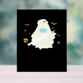 Spooky Nurse Practitioner Niedlich Halloween Overs Acrylschild (Neutral)