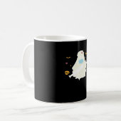 Spooky Nurse Practitioner Niedlich Halloween Overs Kaffeetasse (Vorderseite Links)