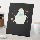 Spooky Nurse Practitioner Niedlich Halloween Overs Sockelschild (In Situ)