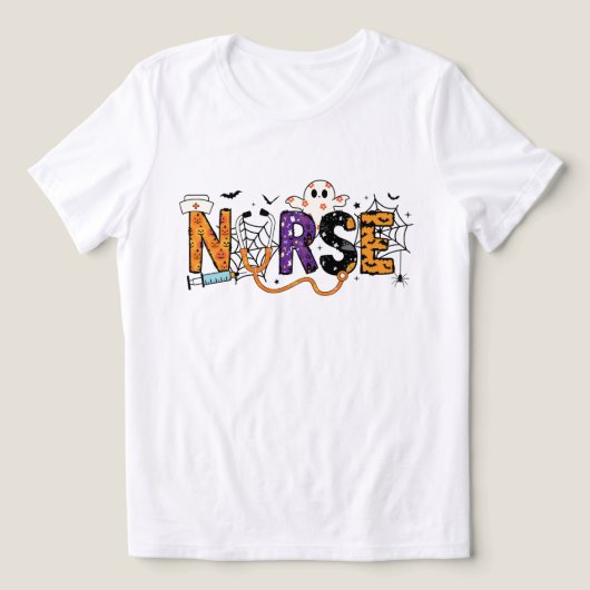 Spooky Nurse Shirt Halloween T - Shirt (Design Vorderseite)
