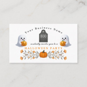 Spooky Office Halloween-Party Essentials Visitenkarte