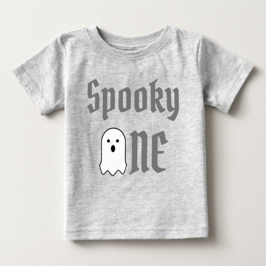 Spooky One 1. Geburtstag Baby T - Shirt (Vorderseite)