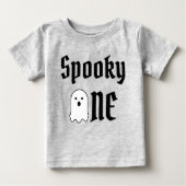 Spooky One 1. Geburtstag Baby T - Shirt (Vorderseite)