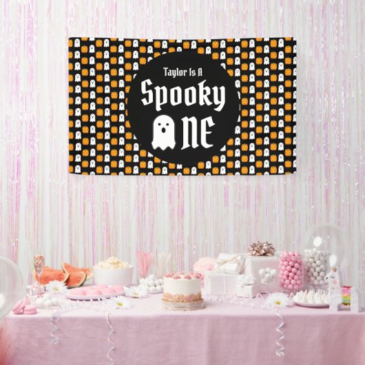 Spooky One 1. Geburtstag Banner (Party)