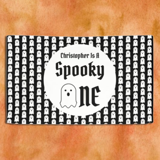 Spooky One 1. Geburtstag Banner