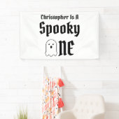 Spooky One 1. Geburtstag Banner (Insitu)