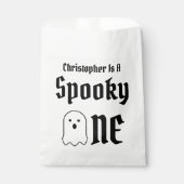 Spooky One 1. Geburtstag Geschenktütchen (Vorderseite)