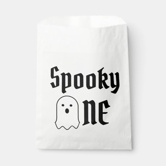 Spooky One 1. Geburtstag Geschenktütchen (Vorderseite)