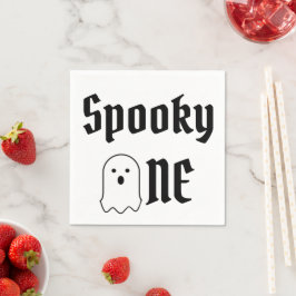 Spooky One 1. Geburtstag Serviette