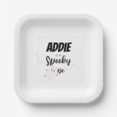 Spooky One | 1. Teller zum Geburtstag | Minimaler (Vorderseite)