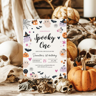 Spooky One Adorable Halloween Einladung