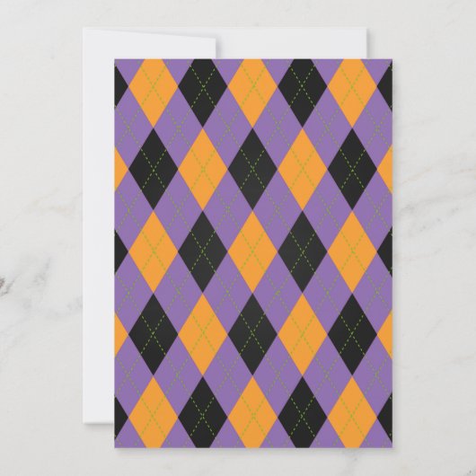 Spooky One Birthday Einladung - Blk (Rückseite)