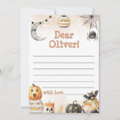 Spooky One Birthday Memory Card Einladung (Vorderseite)