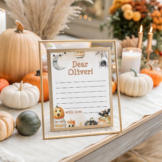 Spooky One Birthday Memory Card Einladung