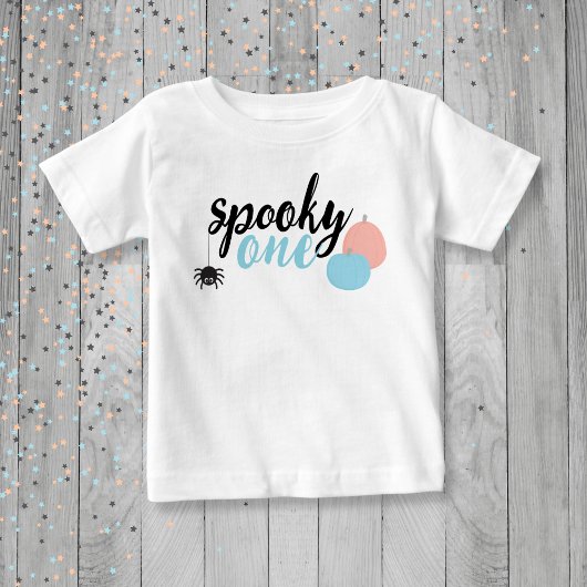 Spooky One Blue First Geburtstag Baby T-shirt