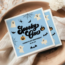 Spooky One Blue Halloween 1. Geburtstag Party