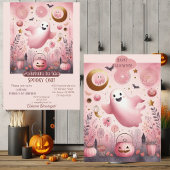 Spooky One Boo Crew Friendly Ghost Ghouls Geburtst Einladung