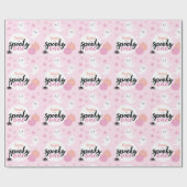 Spooky One erster Geburtstag Geschenkpapier (Flach)