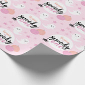Spooky One erster Geburtstag Geschenkpapier (Ecke)