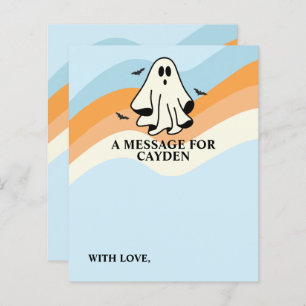 Spooky One First Birthday Time Capsule Nachricht