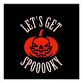 Spooky One Geburtstag Poster (Vorderseite)