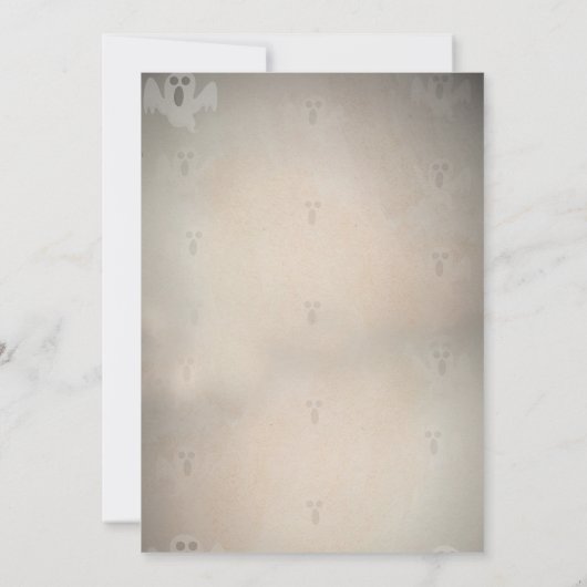 Spooky One Geburtstagsparty Einladung (Rückseite)