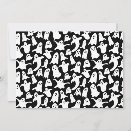 Spooky One Geburtstagsparty Einladung (Rückseite)