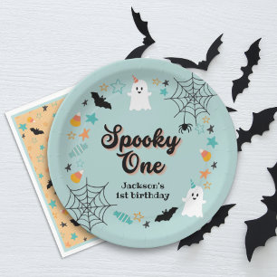 Spooky One Gender Neutral Halloween Party Pappteller