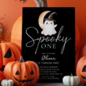 Spooky One Ghost Birthday Einladung