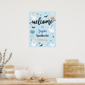 Spooky One Ghost Halloween 1. Geburtstag Willkomme Poster (Küche)