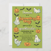 Spooky One Ghost Halloween ersten Geburtstag Einladung (Vorderseite)