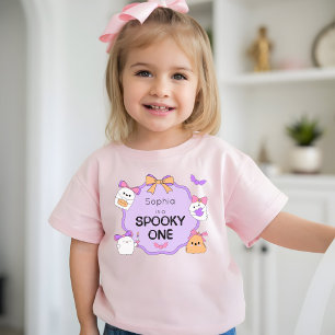 Spooky One Ghost Halloween Geburtstag Baby T-shirt