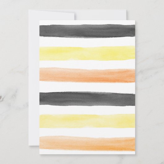 Spooky One Ghost Pumpkin Halloween erster Geburtst Einladung (Rückseite)