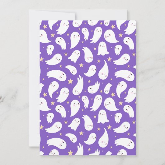 Spooky One Girl Birthday Halloween-Party (Rückseite)