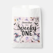 Spooky One Girl Niedlich Ghost Halloween 1. Geburt Geschenktütchen (Vorderseite)