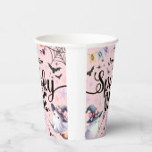 Spooky One Girl Niedlich Ghost Halloween 1. Geburt Pappbecher (Rechts)